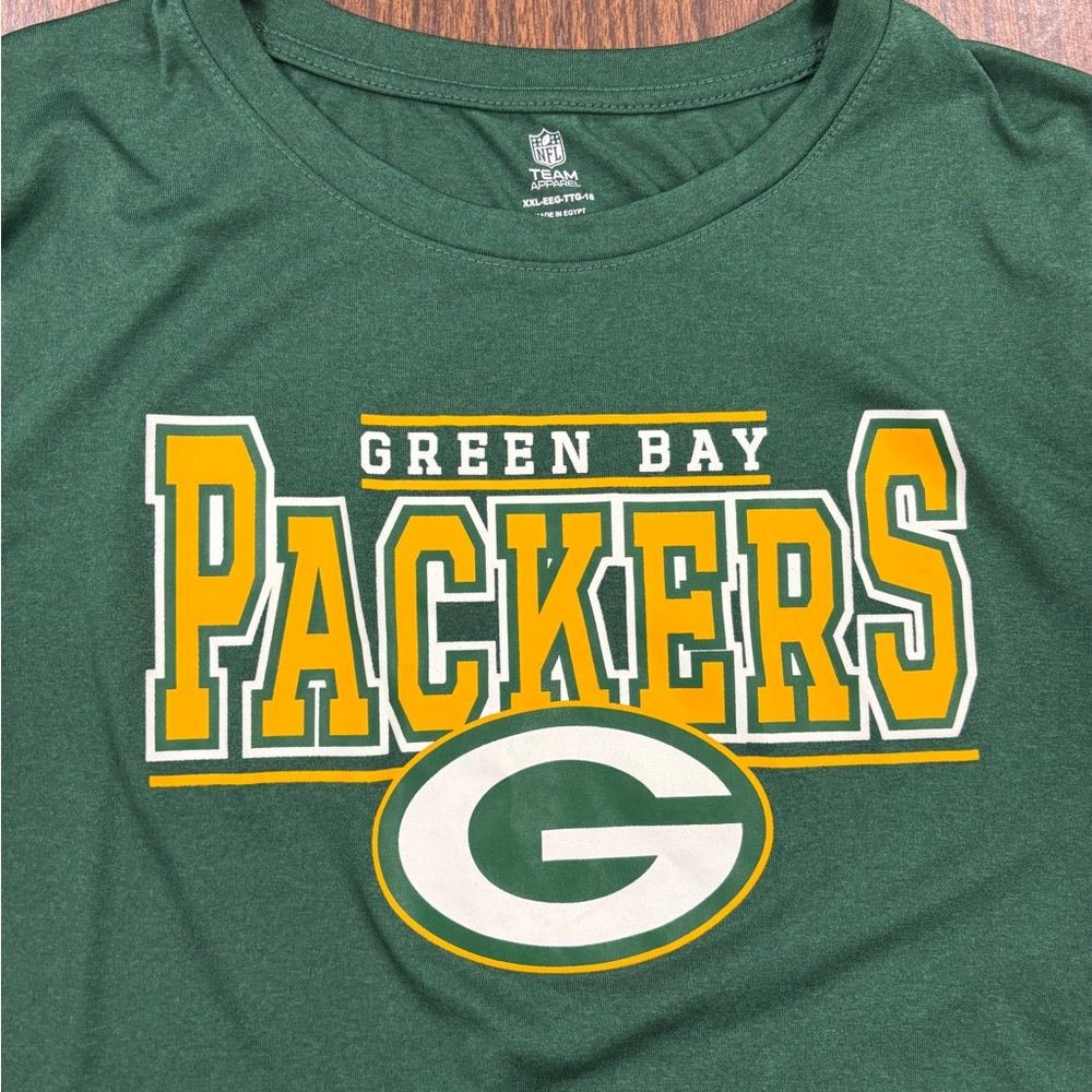 NFL Green Bay Packers Moisture Wicking Tee sz Boys XXL